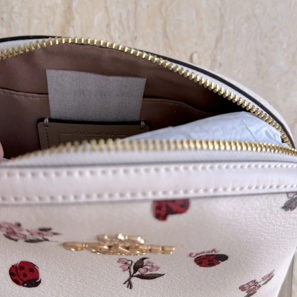 NWT COACH Madi Crossbody With Ladybug Floral Print. $328 - Picture 8 of 10